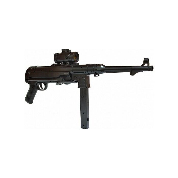 Автомат-пулемет CS Toys Шмайсер с пружинным механизмом (48 см, пневматика) - M40G cs toys пистолет пневматика металлический 15 см с глушителем g 3a cs g3a