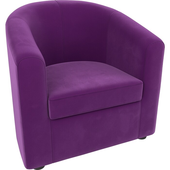 Кресло АртМебель Норден микровельвет фиолетовый
