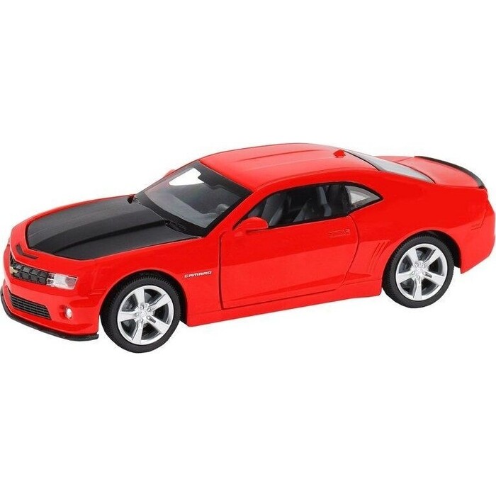 Машина Автопанорама Chevrolet Camaro SS, красный, масштаб 1:32, свет, звук, инерция - JB1251392