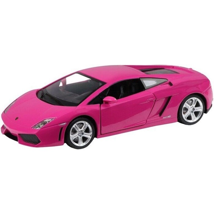 Машина Автопанорама Lamborghini Gallardo, розовый, масштаб 1:24, свет, звук - JB1251383