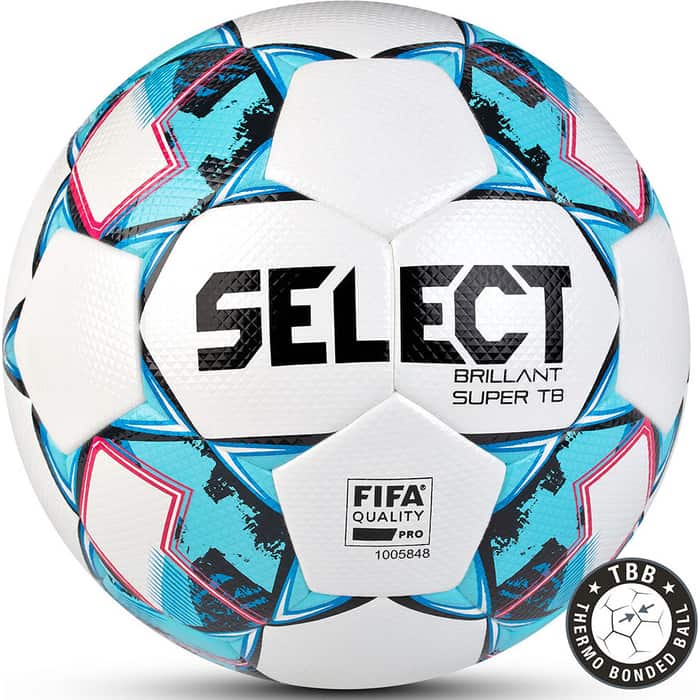 Мяч футбольный Select Brillant Super TB V21 810316-102, р.5, FIFA PRO, ПУ микрофиб мяч футбольный nike strike team sc3535 102 р 5