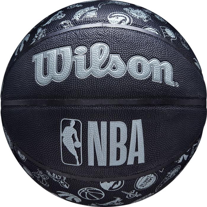 Мяч баскетбольный Wilson NBA All Team, WTB1300XBNBA р.7, черный