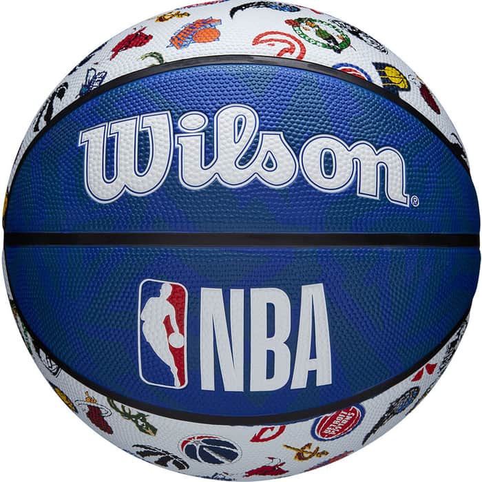 Мяч баскетбольный Wilson NBA All Team, WTB1301XBNBA, р.7, сине-белый