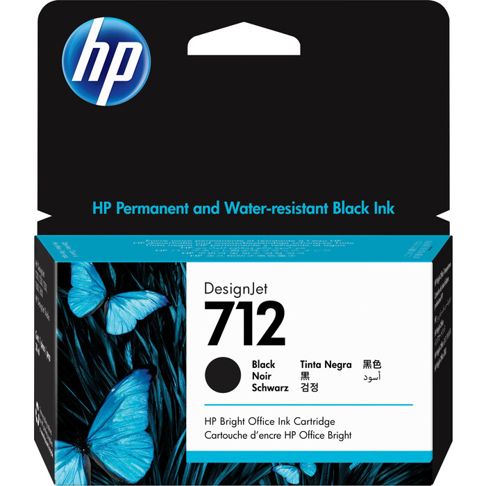 Картридж HP 712 38-ml Black DesignJet Ink Cartridge (3ED70A) набор hp 792 designjet ink maintenance kit cr279a