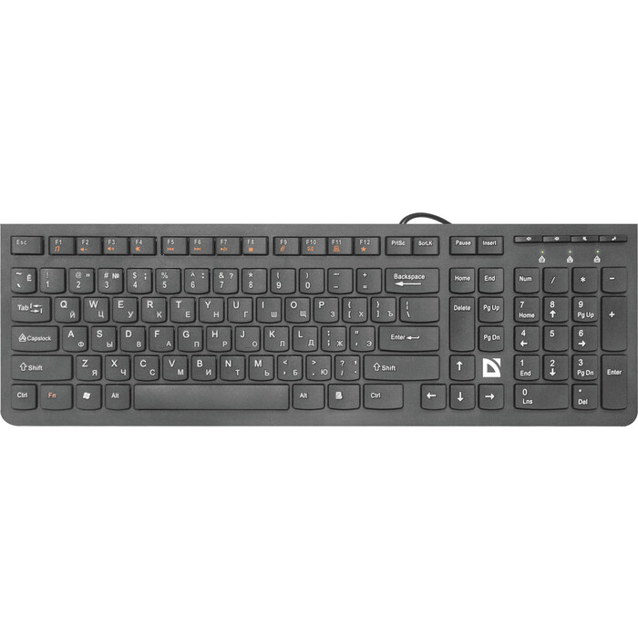 Клавиатура Defender UltraMate SM-530 RU, черный, мультимедиа (45530)