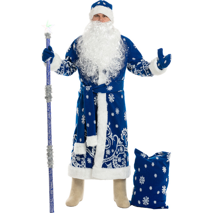 BiGarden Костюм деда мороза Традиционный синий размер 50-54 костюм toontex лилия размер 54 бордовый