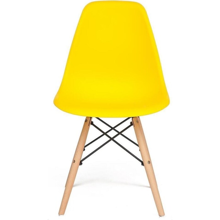 Стул TetChair Secret De Maison Cindy (Eames) (mod. 001) дерево береза/металл/сиденье пластик желтый (yellow) этажерка tetchair secret de maison 001 butter white 10653