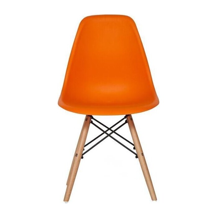 Стул TetChair Secret De Maison Cindy (Eames) (mod. 001) дерево береза/металл/сиденье пластик оранжевый (orange) этажерка tetchair secret de maison 001 butter white 10653