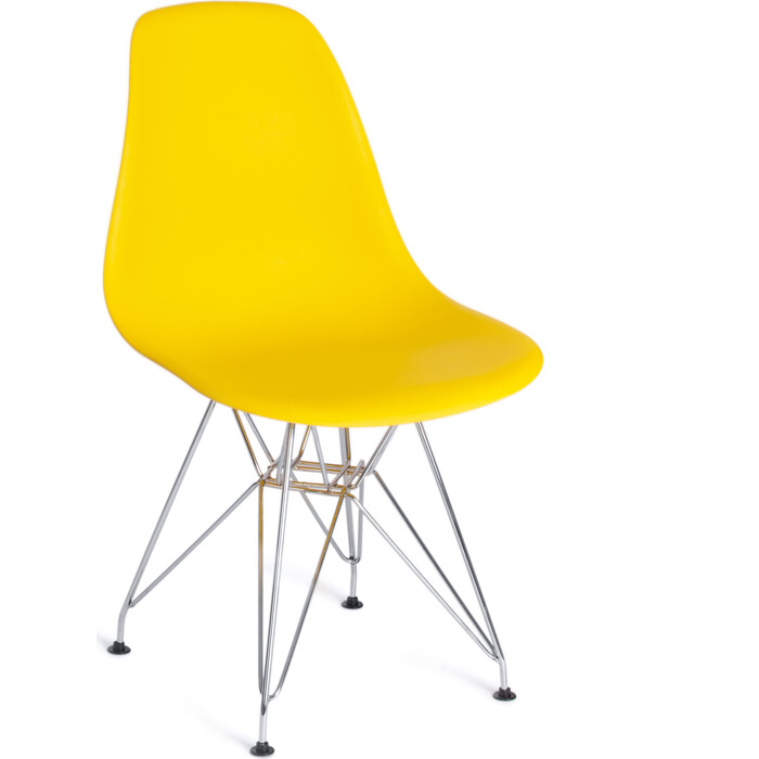 Стул TetChair Secret De Maison Cindy iron chair (Eames) (mod. 002) металл, пластик желтый