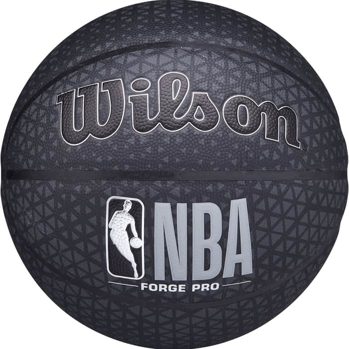 Мяч баскетбольный Wilson NBA Forge Pro Printed, арт. WTB8001XB07, р.7, синт.кожа (композит), черный