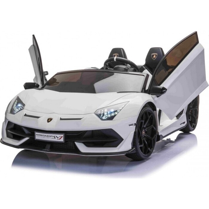 Детский электромобиль Hollicy Lamborghini Aventador SVJ White Carbon (дрифт, 15 км/ч, 24V) - SX2028S-WHITE
