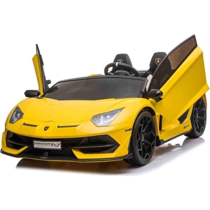 Детский электромобиль Hollicy Lamborghini Aventador SVJ Yellow Carbon (дрифт, 15 км/ч, 24V) - SX2028S-YELLOW