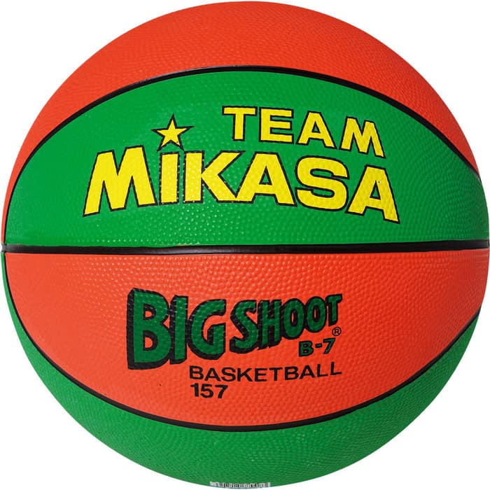 Мяч баскетбольный Mikasa 157-GO р.7 зелено- оранжевый