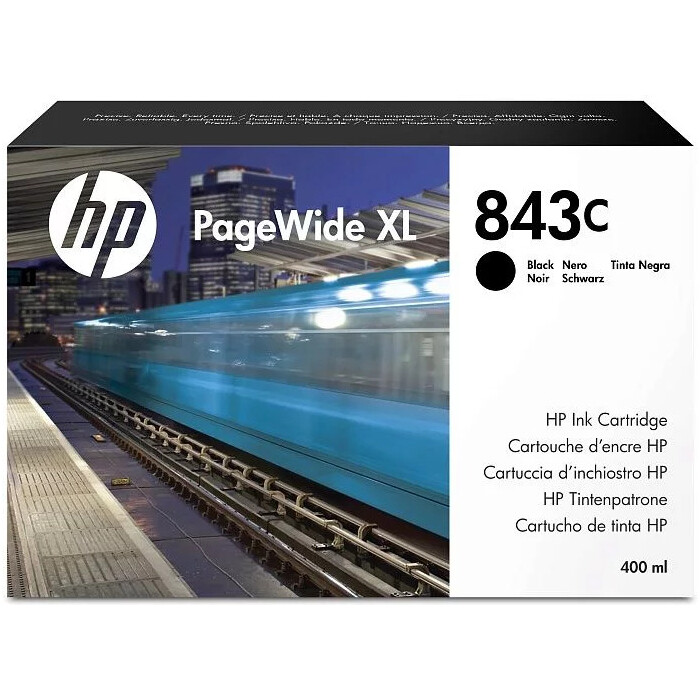 купить Катридж HP 843C для PageWide XL 5000/4x000, черный, 400 мл (C1Q65A) в интернет-магазине