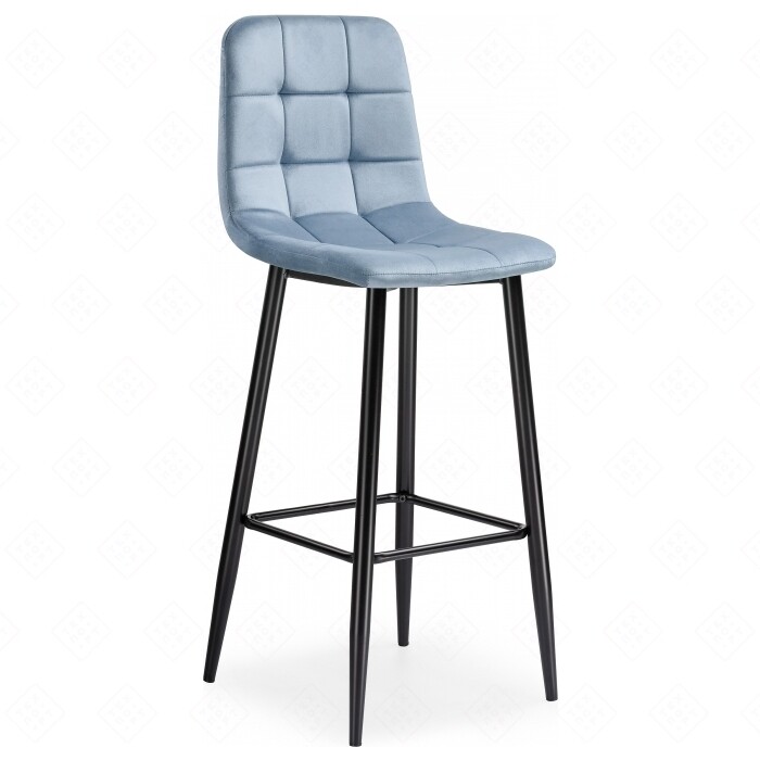 Барный стул Woodville Chio black/blue