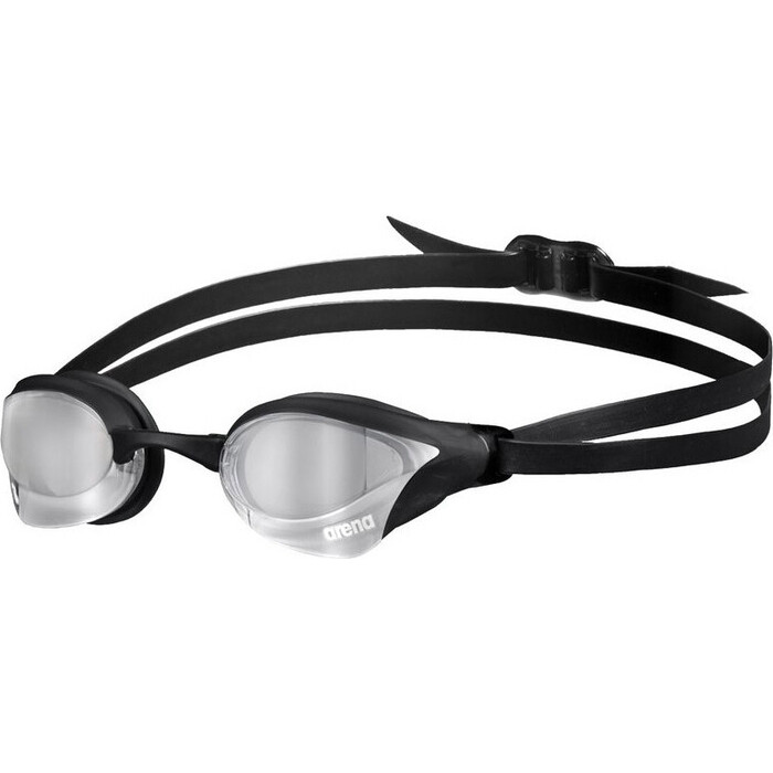 Очки для плавания Arena Cobra Core Swipe MR, 003251550, зеркальные линзы, черная оправа очки для плавания arena tracks mirror 9237055