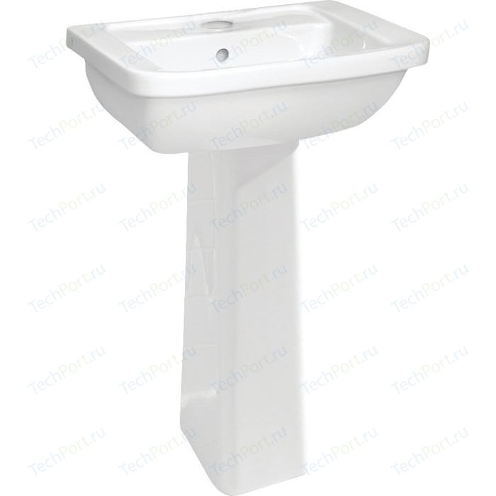 Комплект Vitra Form 300 раковина 55 см с пьедесталом (9602B003-7650) раковина vitra form 300 9602b003 7650