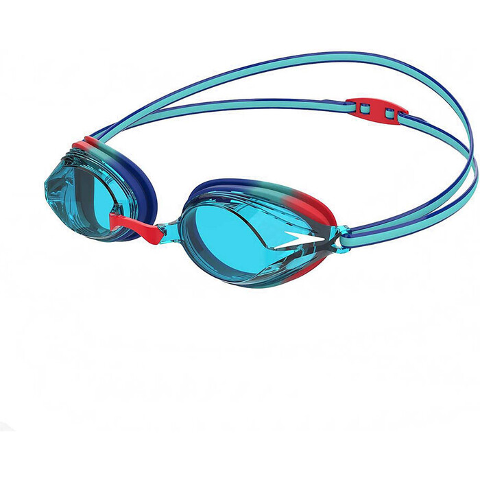 Очки для плававния детские Speedo Vengeance Jr, арт. 8-11323G801, голубые линзы, сине-красная оправа