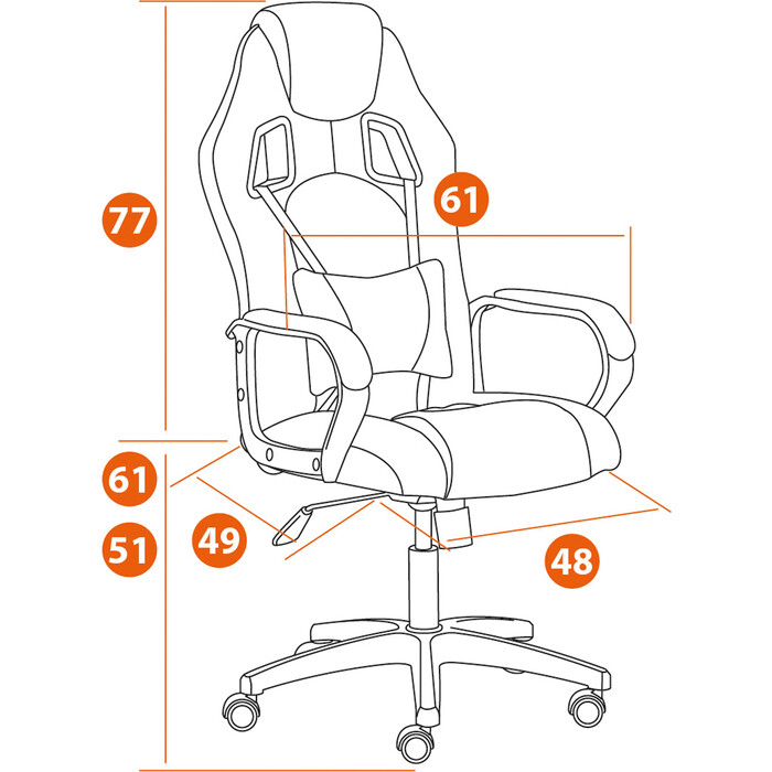 Кресло игровое tetchair driver 2603 08