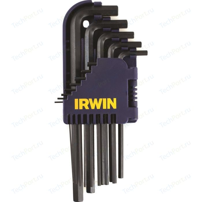 Набор коротких шестигранных ключей Irwin 1.5-10.0мм (T10755)