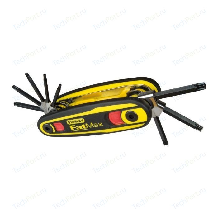 Набор шестигранников складных Stanley 8шт Torx T9-T40 (0-97-553) набор торцевых ключей hammer flex 601 031 torx 8 шт t9 t10 t15 t20 t25 t27 t30 t40 crv