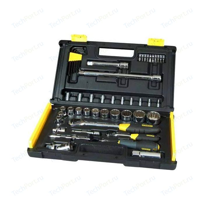 Набор торцевых головок Stanley 1/4 и 1/2 50 предметов MicroTough (1-94-658)
