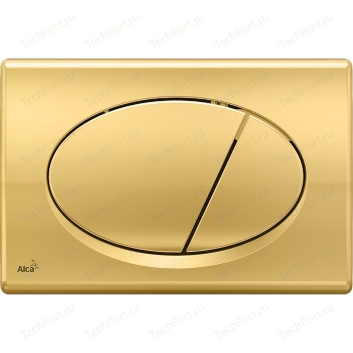 Кнопка смыва AlcaPlast золото (M75)