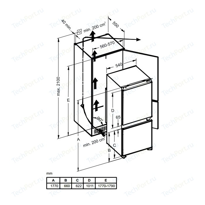 Weissgauff wrki 2801 md схема встраивания