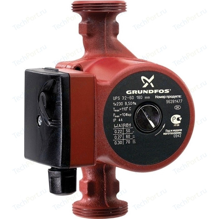 Циркуляционный насос Grundfos UPS 32-60 (96281496) циркуляционный насос grundfos ups 32 60