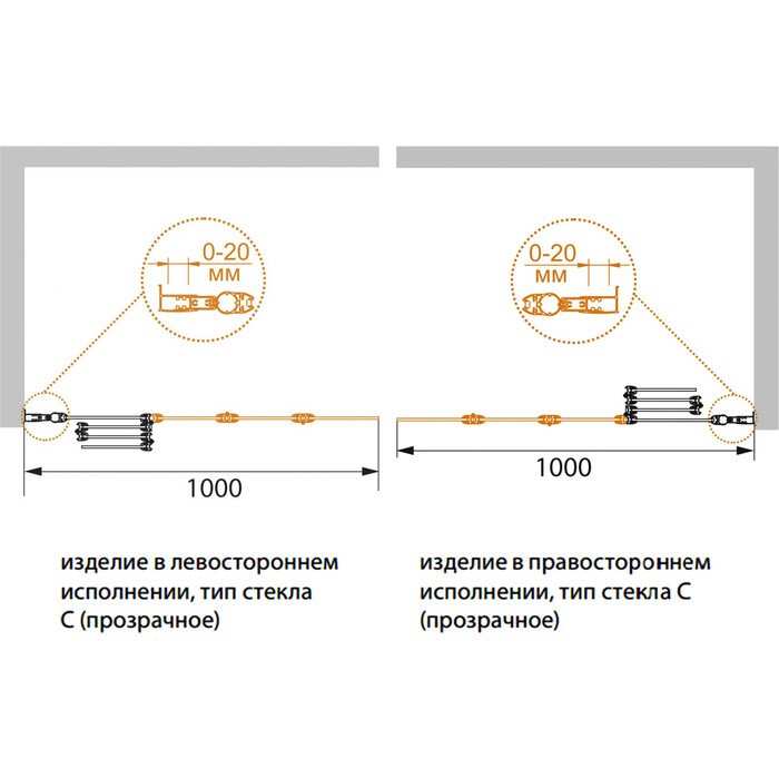 Установка шторки на ванну cezares pratico v4 100 140 cr