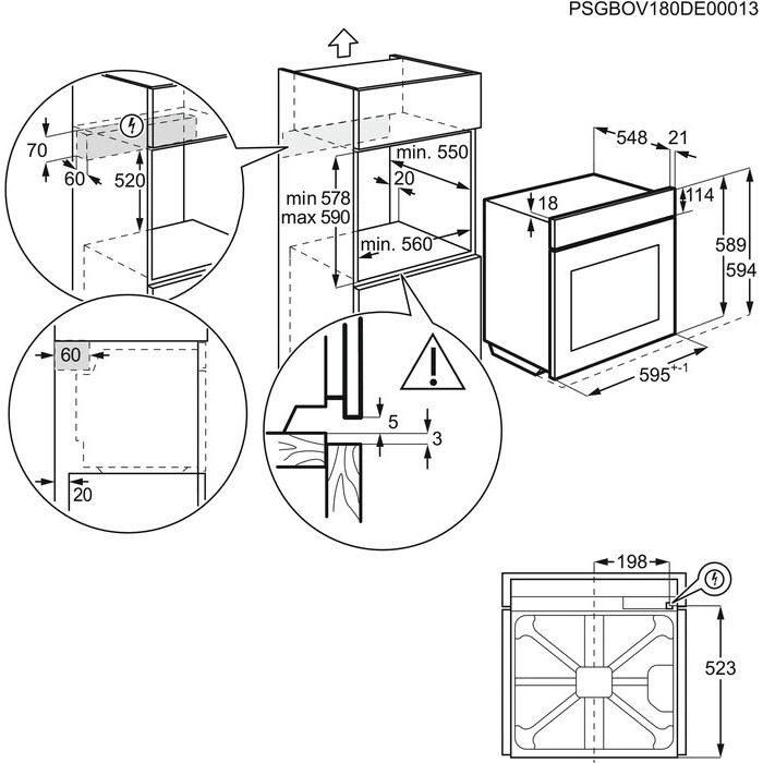 Духовой шкаф zanussi opzb 2300