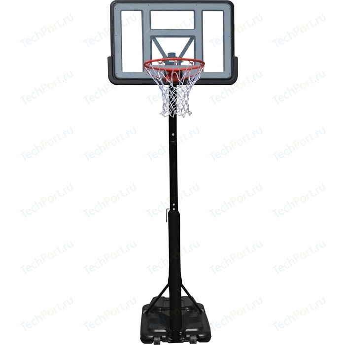 Баскетбольная мобильная стойка DFC STAND44PVC1 110x75 см с винтовой регулировкой