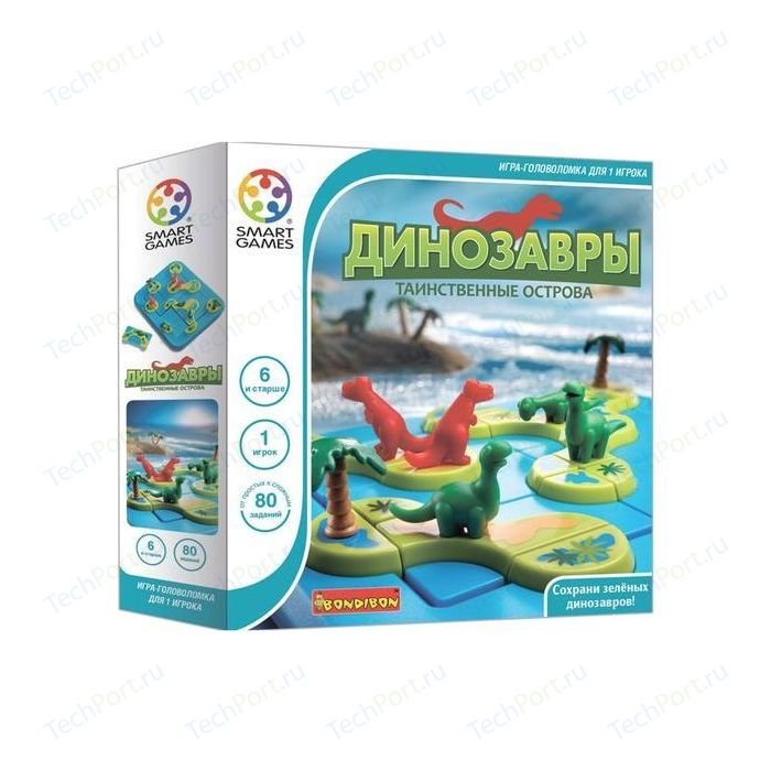 Bondibon Логическая игра Динозавры.Таинственные острова (ВВ1883)