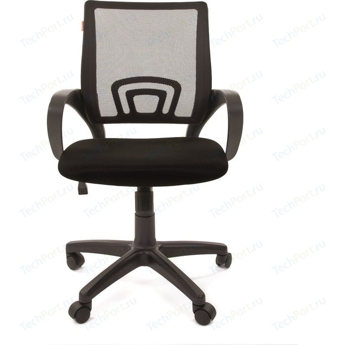 Фото - Офисное кресло Chairman 696 черный компьютерное кресло chairman 696 lt офисное обивка текстиль цвет красный