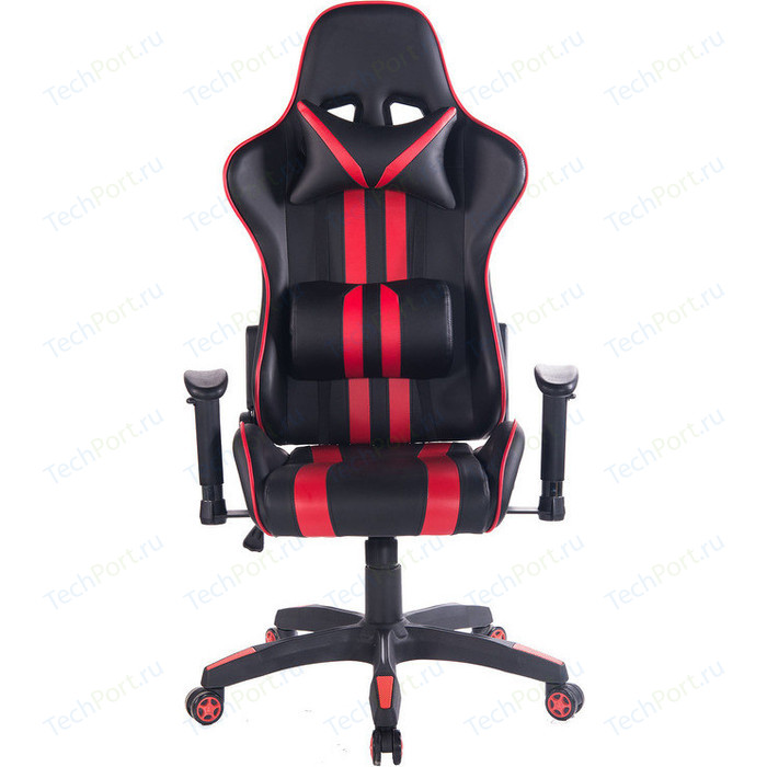 Офисное кресло TetChair iCar, кож/зам, черный/красный