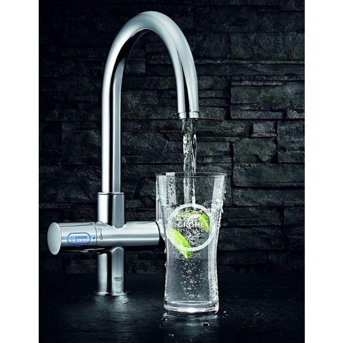 Смеситель для кухни мойки grohe blue 33251000 хром