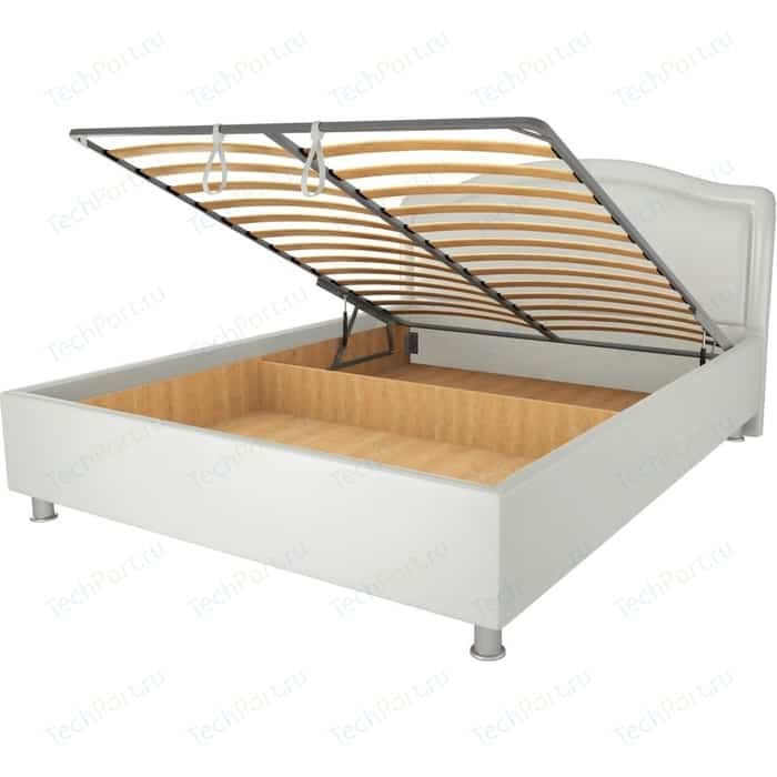 Кровать OrthoSleep Арно lite механизм и ящик Сонтекс Милк 140х200 кровать orthosleep арно lite жесткое основание сонтекс милк 140х200