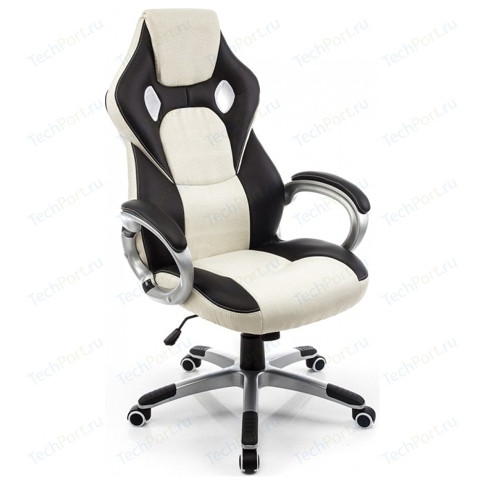 Компьютерное кресло Woodville Navara кремовое/черное