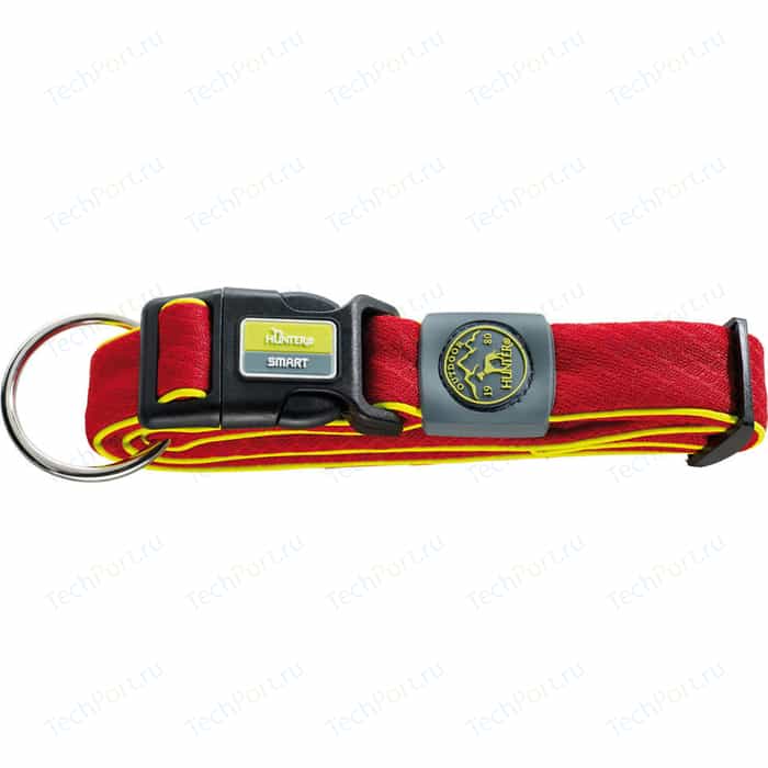 Ошейник Hunter Collar Maui Vario Plus M (36-55cм) сетчатый текстиль красный для собак ошейник hunter collar maui vario plus m 36 55cм сетчатый текстиль красный для собак