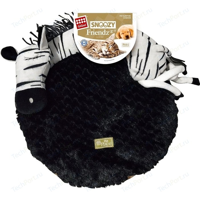 Лежанка GiGwi Snoozy Friendz-z-z 3D зебра для кошек и собак (75432) z юбка z для девочки