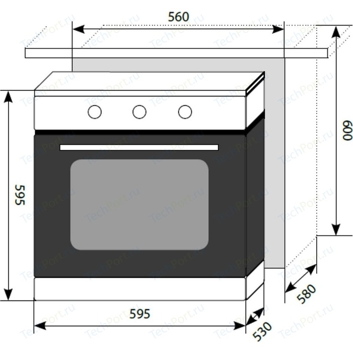 Lex edm 6070c iv light духовой шкаф