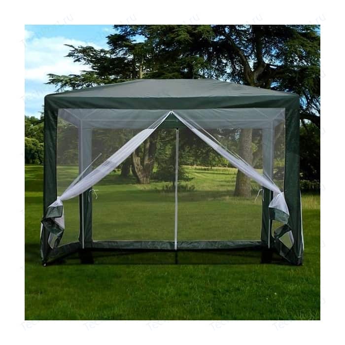 Садовый шатер с сеткой Afina garden AFM-1061NA green шезлонг лежак afina garden мальта afm 503 olive
