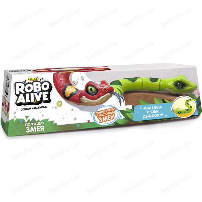 Интерактивная игрушка ROBO ALIVE Робо-змея (Зеленая) (Т10995) tonight alive tonight alive limitless