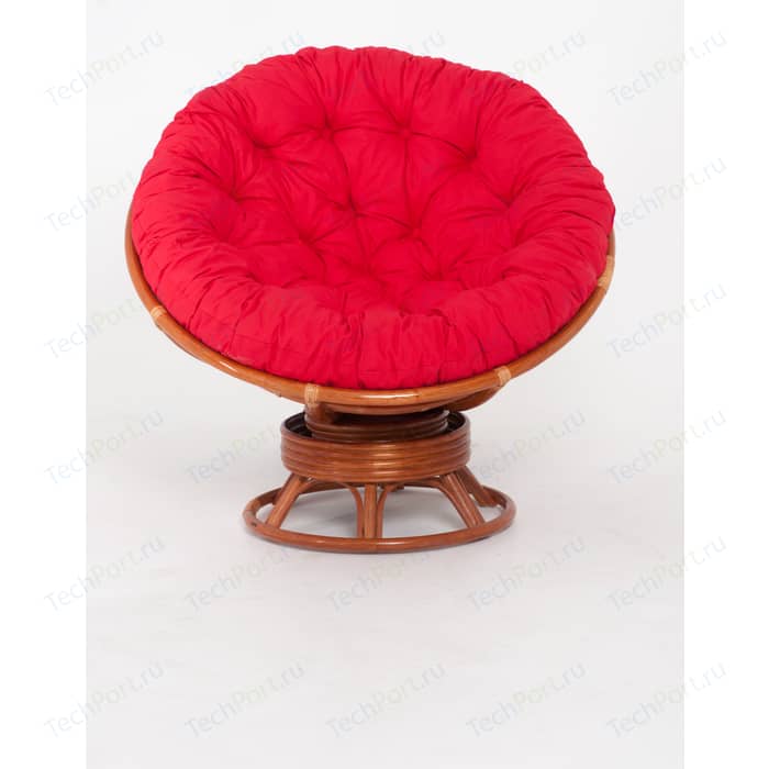 Кресло-качалка Vinotti Papasan 23/01В коньяк красная подушка цветочница vinotti 15 08 коньяк