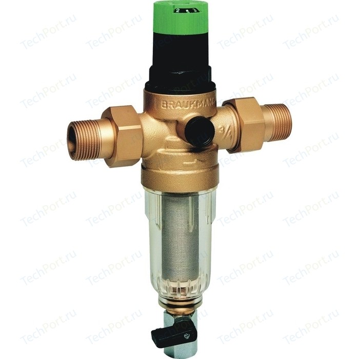 Фильтр механической очистки Honeywell с редуктором FK06- 1AA для холодной воды фильтр для воды honeywell ff06 3 4 aa