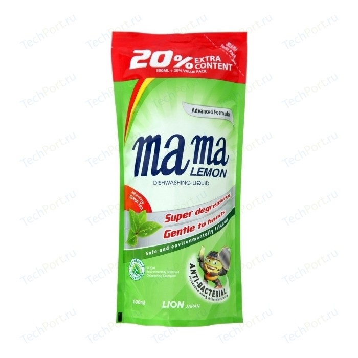 Гель для мытья посуды Mama Lemon Зеленый чай (Green Tea Fragrance) 600 мл 250г tieguanyin oolong tea китайский тикуанин зеленый чай anxi tie guan yin natural organic health аутентичный аромат rhyme green tea