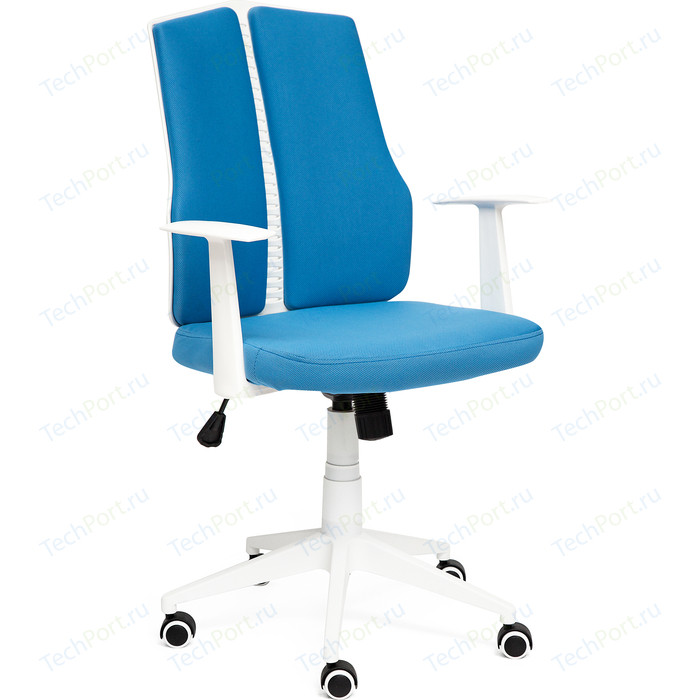 Кресло TetChair LITE белый, ткань, синий 281