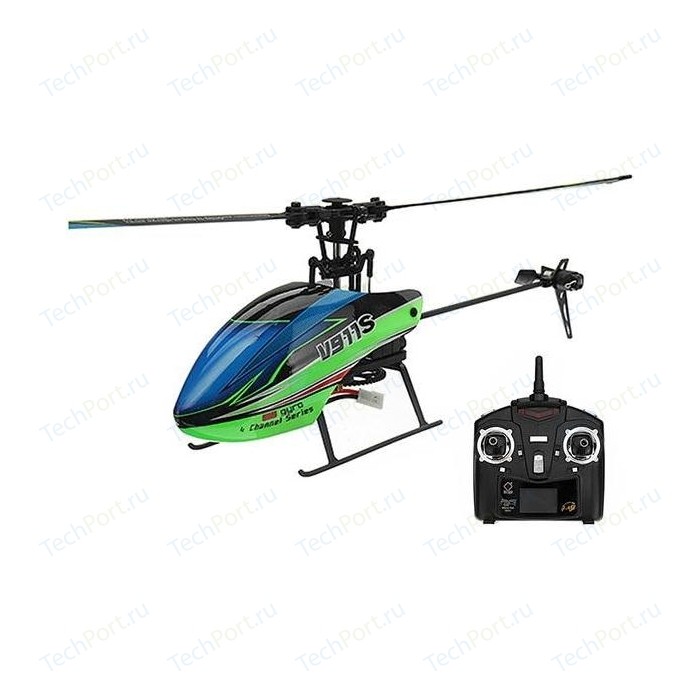 Радиоуправляемый вертолет WL Toys V911S Copter 2.4G - V911S air hogs вертолет на радиоуправлении roller copter цвет желтый красный