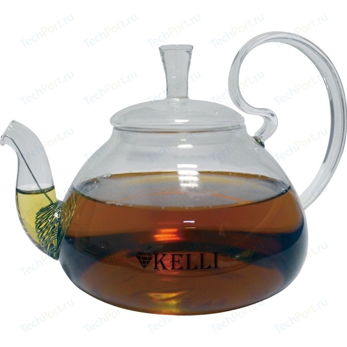 Заварочный чайник 0.8 л Kelli (KL-3080) чайник 1 5 л kelli kl 3116