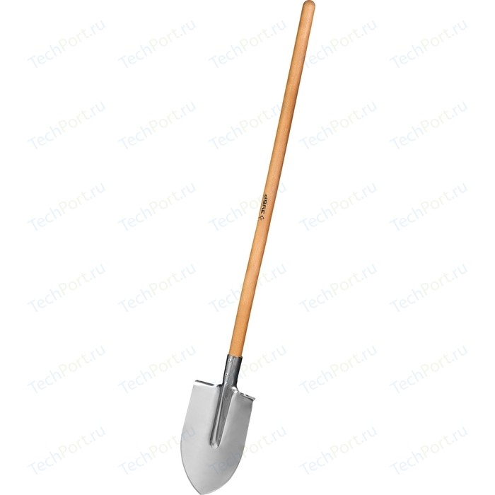 Лопата штыковая Зубр Мастер-НС деревянный черенок (39443)